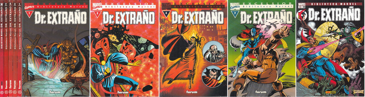 FL- DR. EXTRANO IN SPAGNOLO 5 VOLL. -- FORUM MARVEL COMICS - 2003 - B - TCX