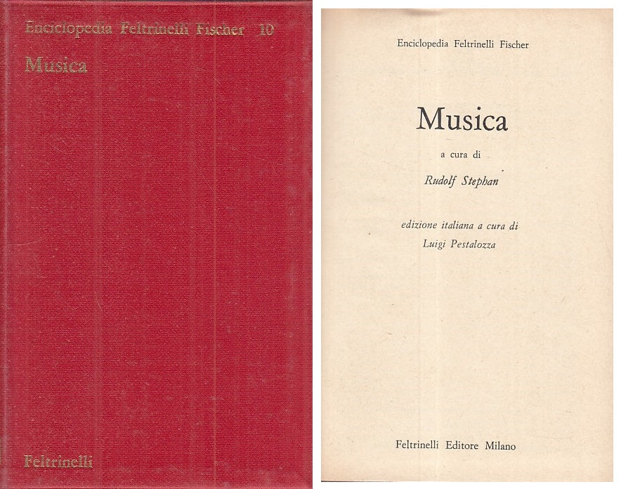 LZ- MUSICA - STEPHAN - FELTRINELLI - ENCICLOEDIA FISCHER -- 1965 - BS - ZFS281