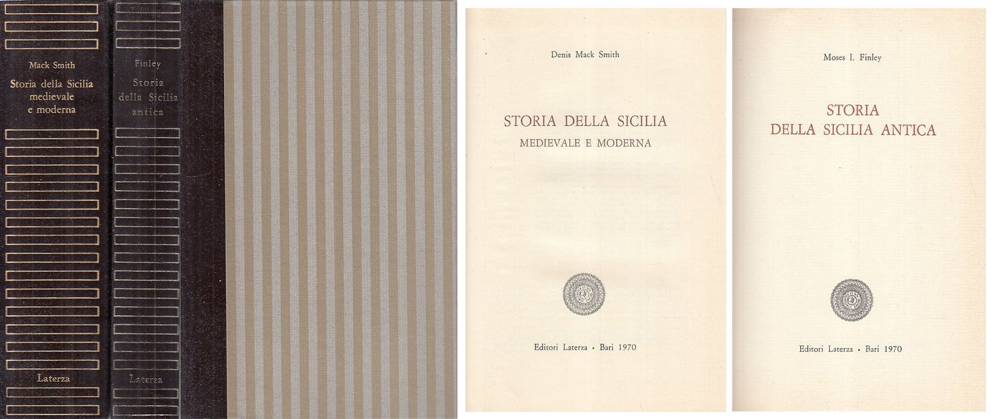 LS- STORIA SICILIA ANTICA MEDIEVALE E MODERNA -- LATERZA --- 1970 - C - ZFS320