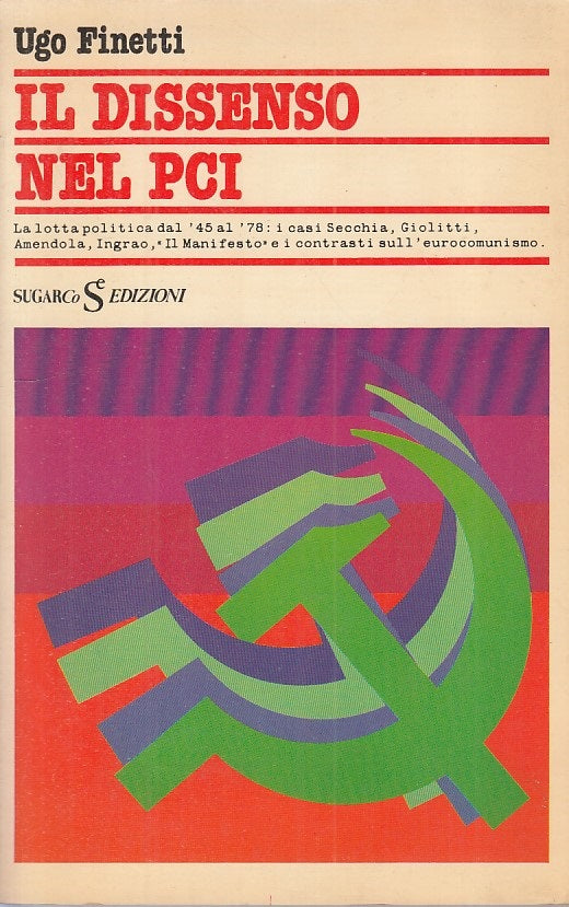 LS- IL DISSENSO NEL PCI - FINETTI- SUGARCO- FATTI E MISFATTI-- 1978 - B - ZFS106