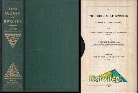 LZ- ON THE ORIGIN OF SPECIES ANASTATICA- CHARLES DARWIN- MURRAY--- 1859- C-XFS37