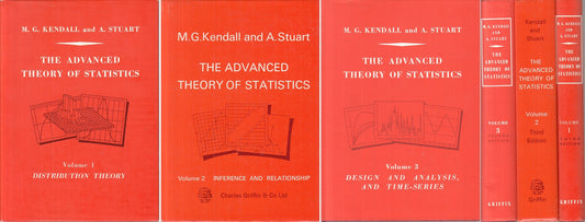 LZ- THE ADVANCED THEORY OF STATISTICS 3 VOLUMI -- GRIFFIN--- 1969 - CS - ZFS79