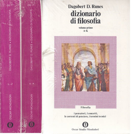 LS- DIZIONARIO DI FILOSOFIA 2 VOLUMI - RUNES - MONDADORI --- 1972 - B - ZFS327