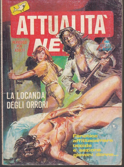 FP- ATTUALITA' NERA N.178 EROTICO -- EDIFUMETTO - 1984 - B - TBX