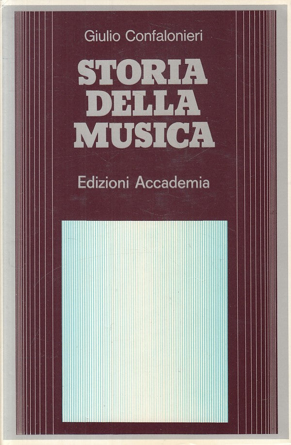 LS- STORIA DELLA MUSICA - CONFALONIERI - ACCADEMIA --- 1975 - CS - ZFS333