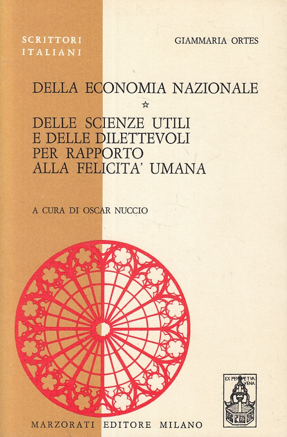 LS- ECONOMIA NAZIONALE SCIENZE UTILI - ORTES - MARZORATI --- 1970 - B - ZFS19