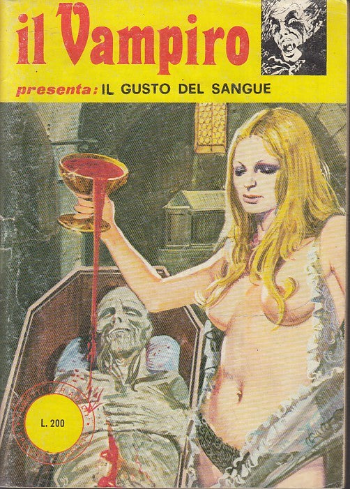 FP- IL VAMPIRO N.16 ANNO III GUSTO DEL SANGUE - MAGNUS- EDIFUMETTO- 1974- S- TCX