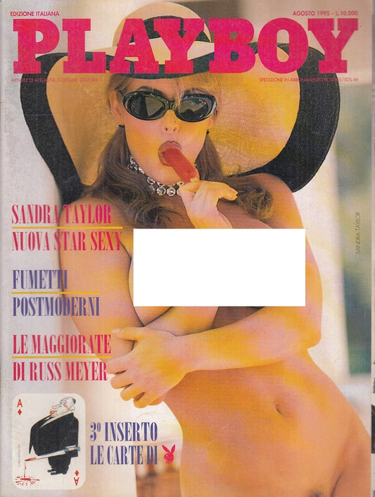 LX- PLAYBOY AGOSTO SANDRA TAYLOR COMPLETO DI POSTERINO ----- 1995 - S - YFS