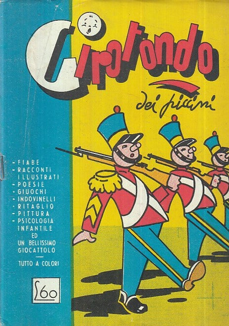 LB- GIROTONDO DEI PICCINI N.2 GIOCHI RITAGLIO -- CARAVELLA --- 1951- S- XFS43