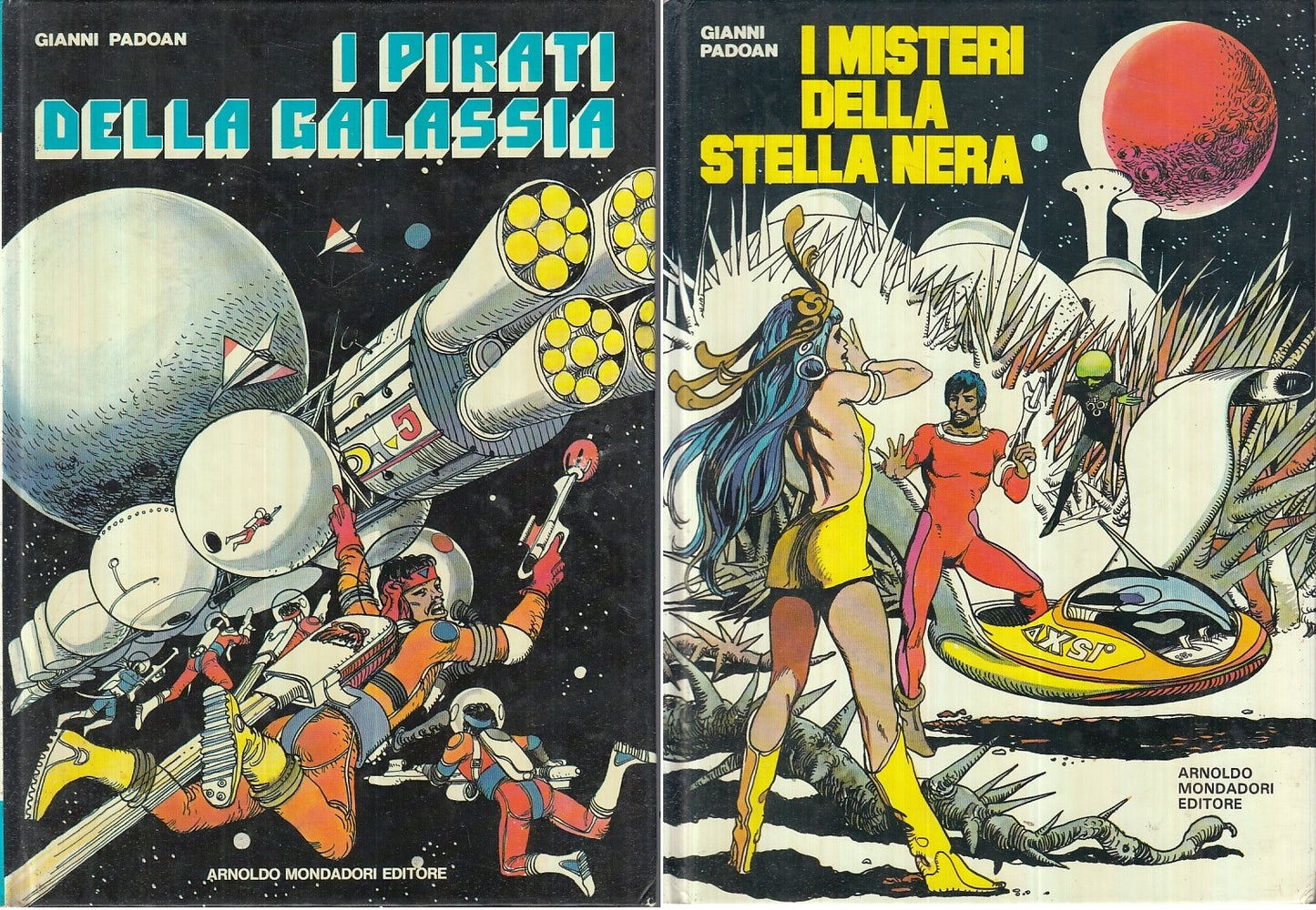 LB- MISTERI DELLA STELLA NERA PIRATI GALASSIA- PADOAN- MONDADORI--- 1978- C- RGZ