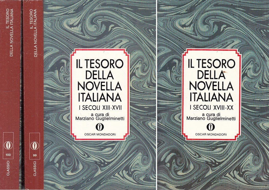 LS- IL TESORO DELLA NOVELLA ITALIANA 2 VOLL. - MONDADORI ---- 1986 - B - YFS569