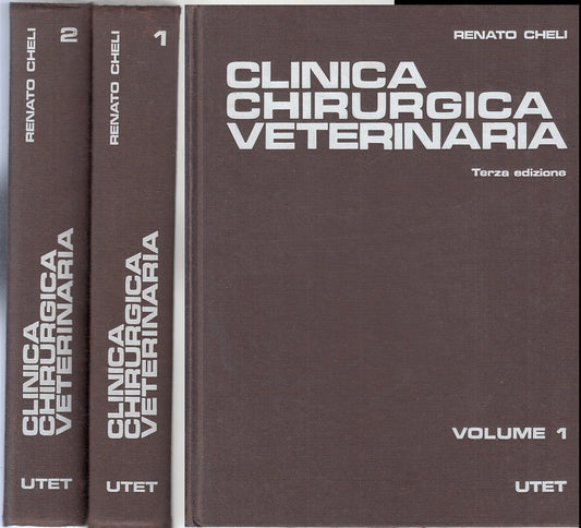 LZ-CLINICA CHIRURGICA VETERINARIA 2 VOLUMI- RENATO CHELI- UTET--- 1988- C-YFS868