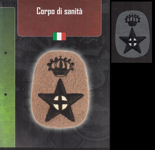 CM- DISTINTIVI MILITARI - GAGLIARDETTO WW2 - ITALIA - CORPO DI SANITA'