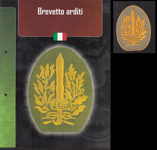 CM- DISTINTIVI MILITARI - GAGLIARDETTO WW2 - ITALIA - 1° REPARTO ASSALTO ONORE