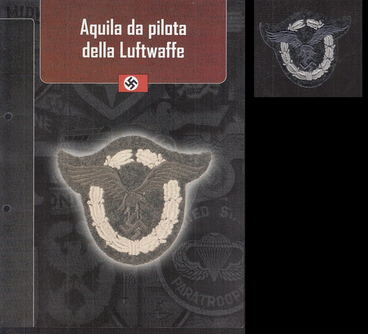 CM- DISTINTIVI MILITARI - GAGLIARDETTO WW2 - ITALIA - AQUILA PILOTA LUTWAFFE