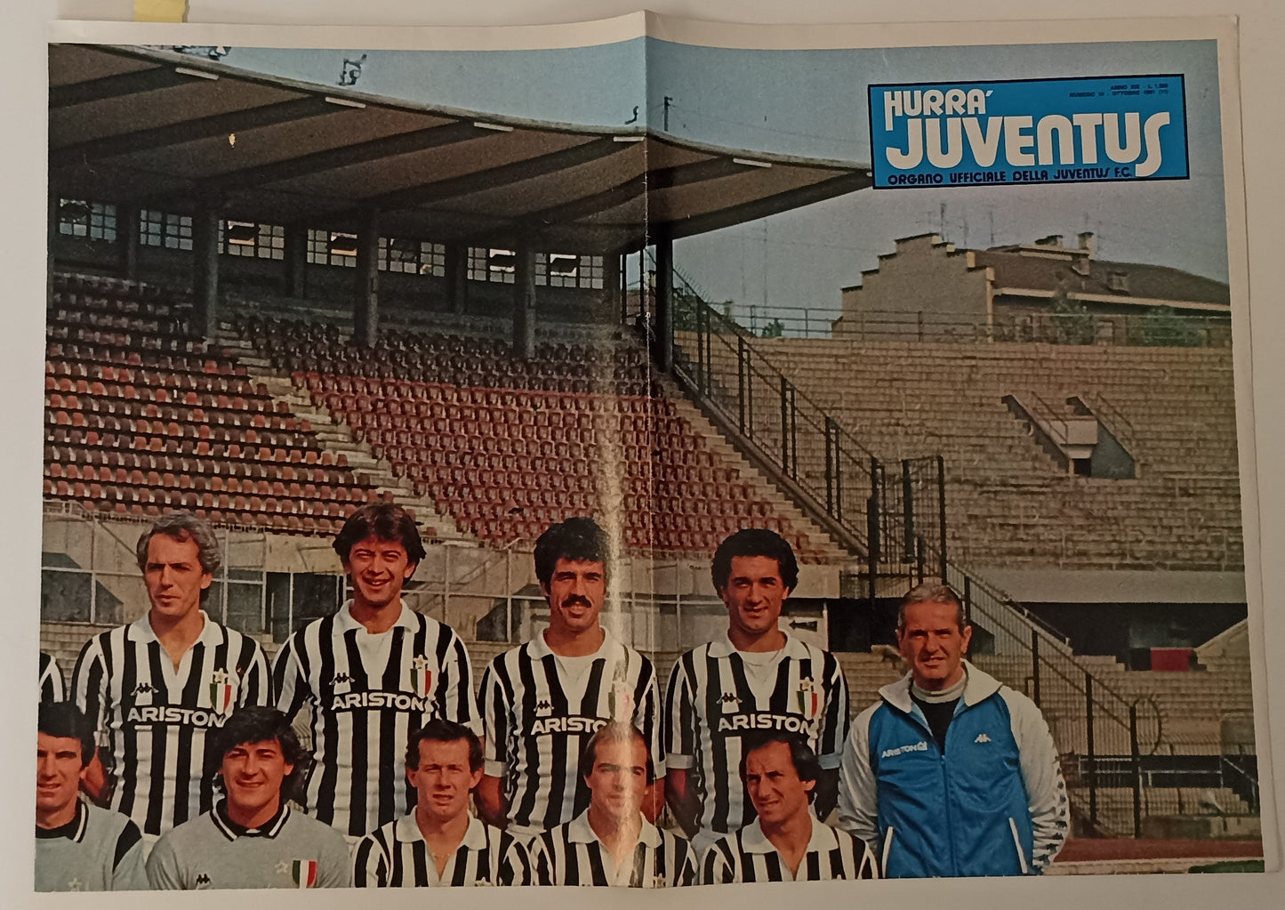 LC- POSTER allegato alla RIVISTA HURRA' JUVENTUS N.10 ZOFF ----- 1981 - S - YFS