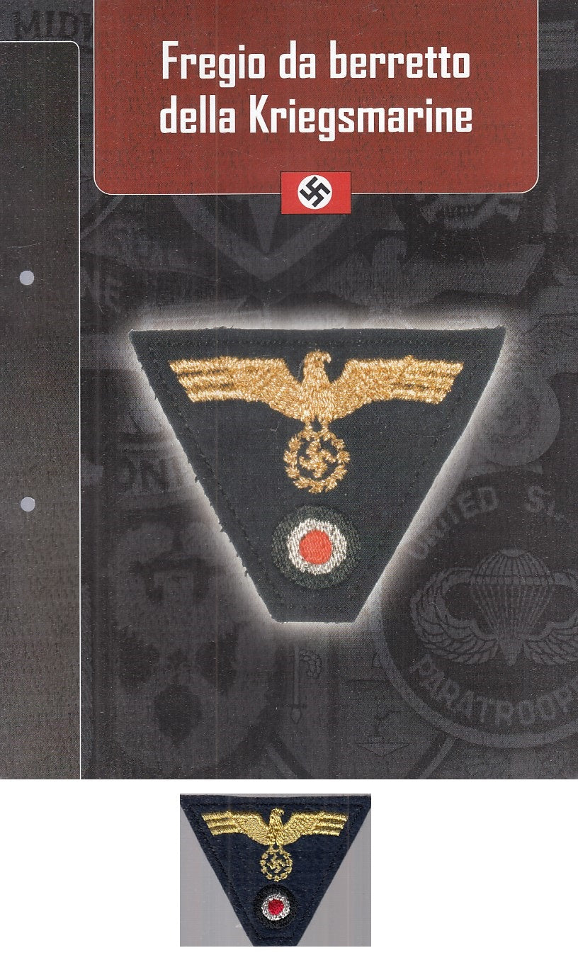 CM- DISTINTIVI MILITARI - GAGLIARDETTO WW2 - GERMANIA- FREGIO KRIEGSMARINE