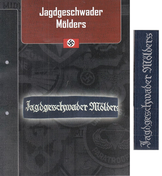 CM- DISTINTIVI MILITARI - GAGLIARDETTO WW2 - GERMANIA- JAGDGESCHWADER MOLDERS