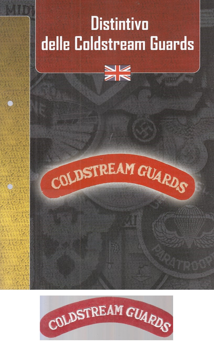 CM- DISTINTIVI MILITARI INGLESI - GAGLIARDETTO WW2 - COLDSTREAM GUARDS