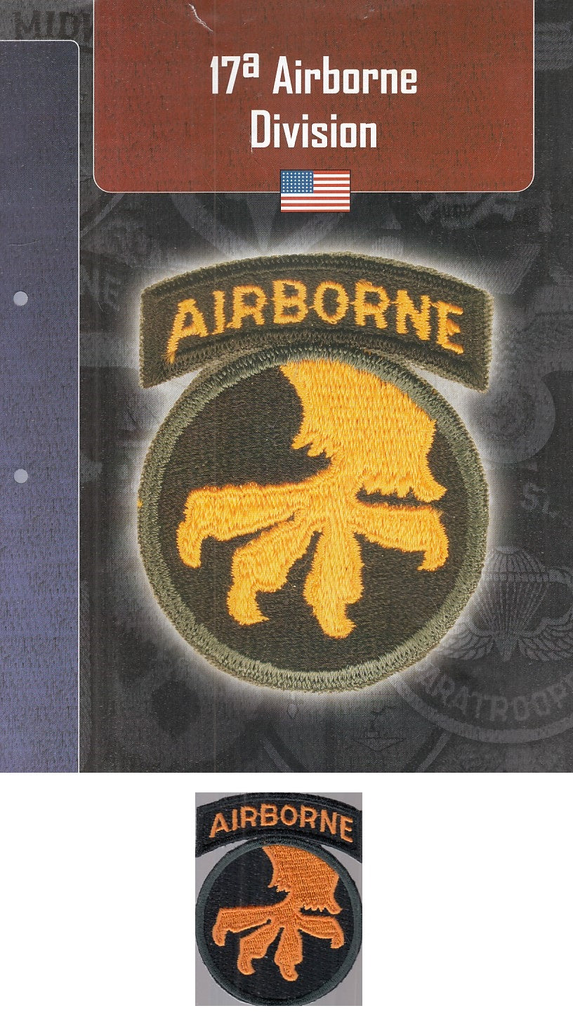 CM- DISTINTIVI MILITARI USA - GAGLIARDETTO WW2 - 17a AIRBORNE DIVISION