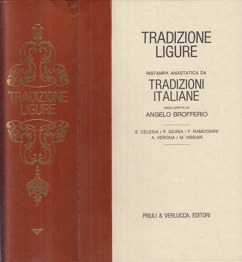 LZ- TRADIZIONE LIGURE TRADIZIONI ITALIANE -- PRIULI --- 1976 - C - XFS124