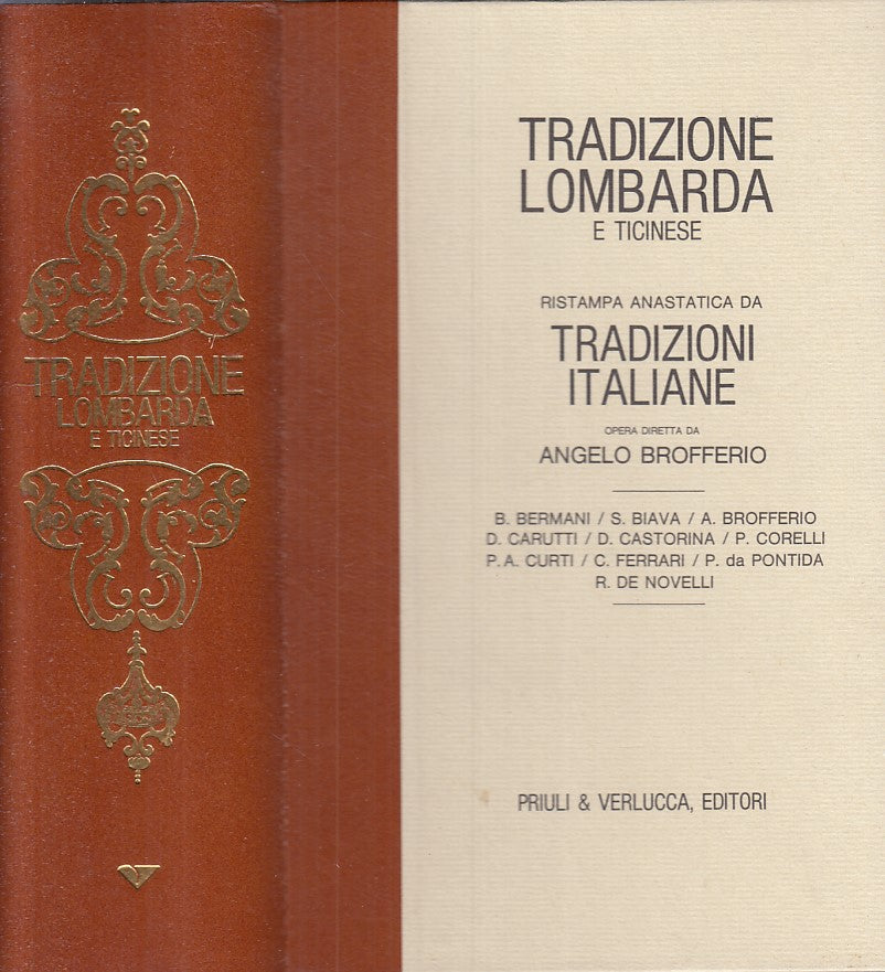 LZ- TRADIZIONE LOMBARDA E TICINESE -- PRIULI VERLUCCA --- 1976 - C - XFS124