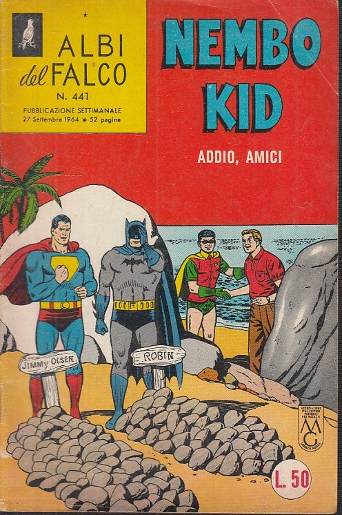 FZ- ALBI DEL FALCO N.441 NEMBO KID -- MONDADORI - 1964 - S - TMX
