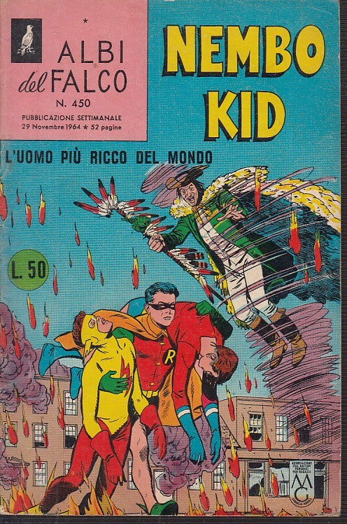 FZ- ALBI DEL FALCO N.450 NEMBO KID -- MONDADORI - 1964 - S - TMX COPIA B