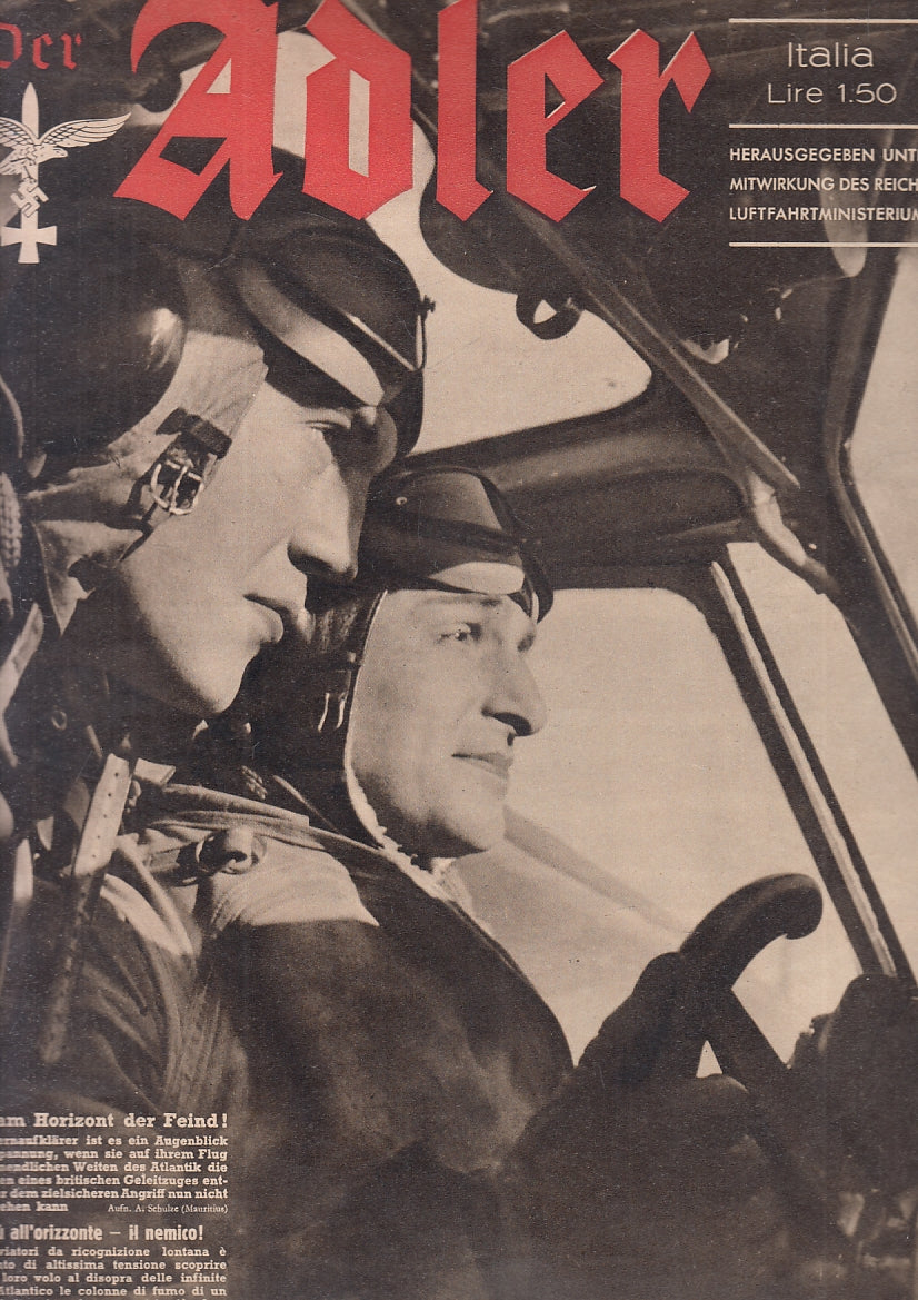 LM- DER ADLER HEFT 8 RIVISTA IN SECONDA GUERRA MONDIALE ----- 1941 - S - ZFS574