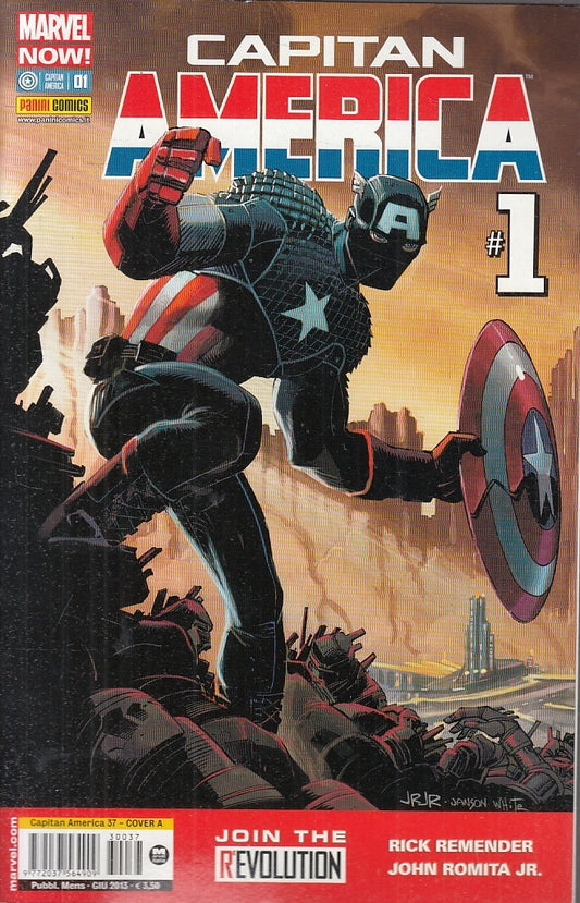 FS- CAPITAN AMERICA 37/113 LOTTO OFFERTA 29 ALBI N.1 MARVEL NOW-- PANINI- 2013-S- TMX