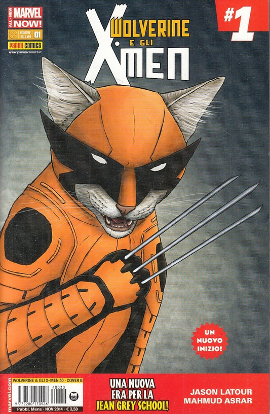 FS- WOLVERINE E GLI X-MEN 30(N.1 MARVEL NOW)/39 7 ALBI OFFERTA-- PANINI- 2014- S- TMX