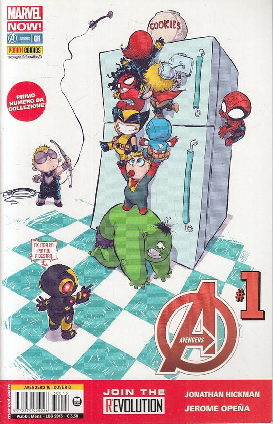 FS- I VENDICATORI AVENGERS 16(N.1 MARVEL NOW)/55 LOTTO 28 ALBI-- PANINI- 2013- S- TMX