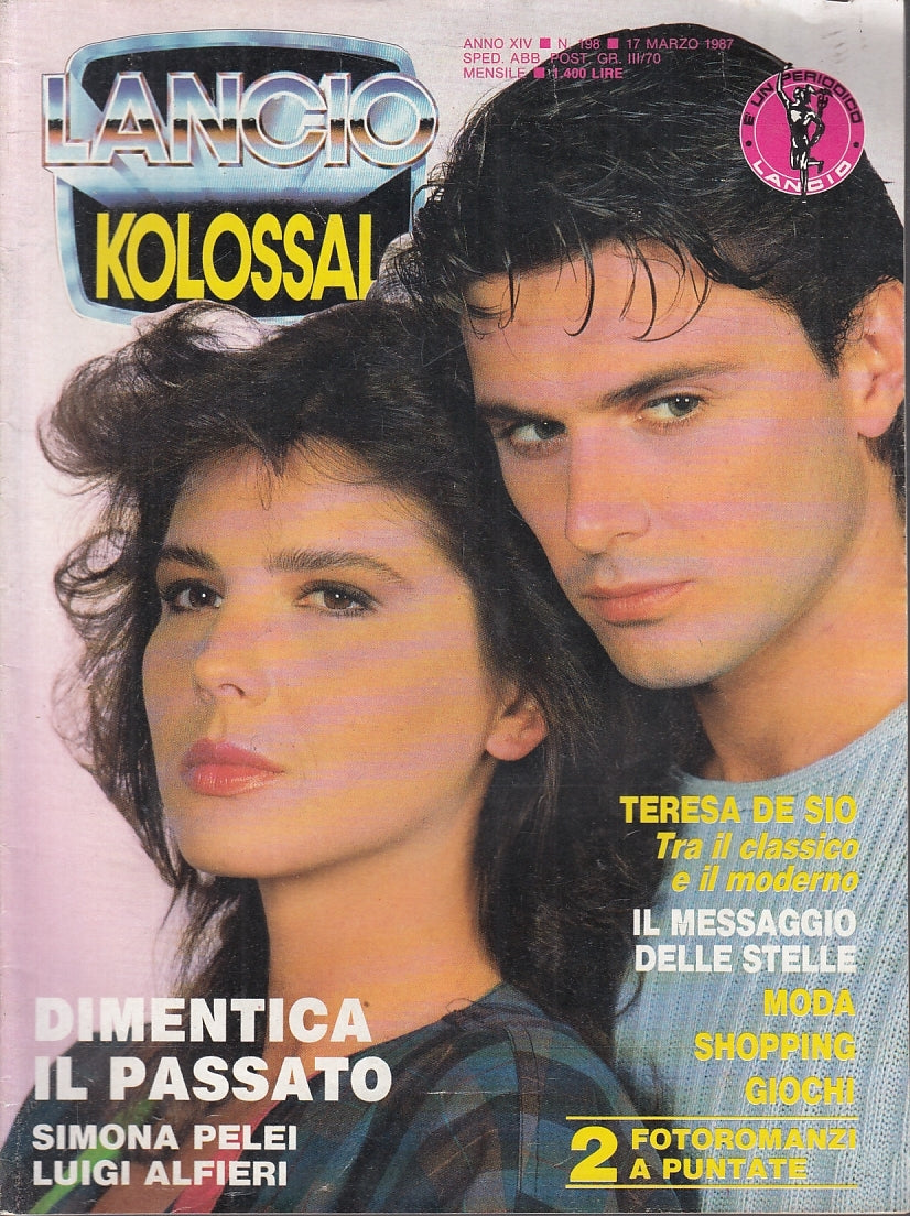 LR- RIVISTA FOTOROMANZO LANCIO KOLOSSAL N.198 PELEI ALFIERI - 1987 - S- YFS845