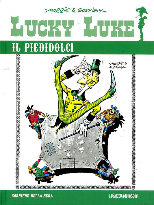 FV- LUCKY LUKE N.2 IL PIEDIDOLCI CARTONATO-- GAZZETTA DELLO SPORT- 2013- C- GRN