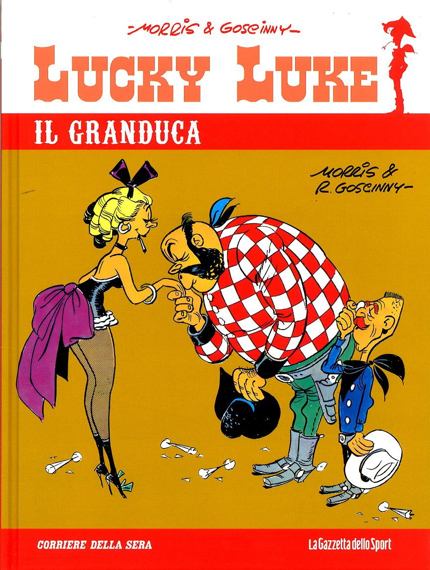 FV- LUCKY LUKE N.15 IL GRANDUCA CARTONATO-- GAZZETTA DELLO SPORT- 2013- C- GRN