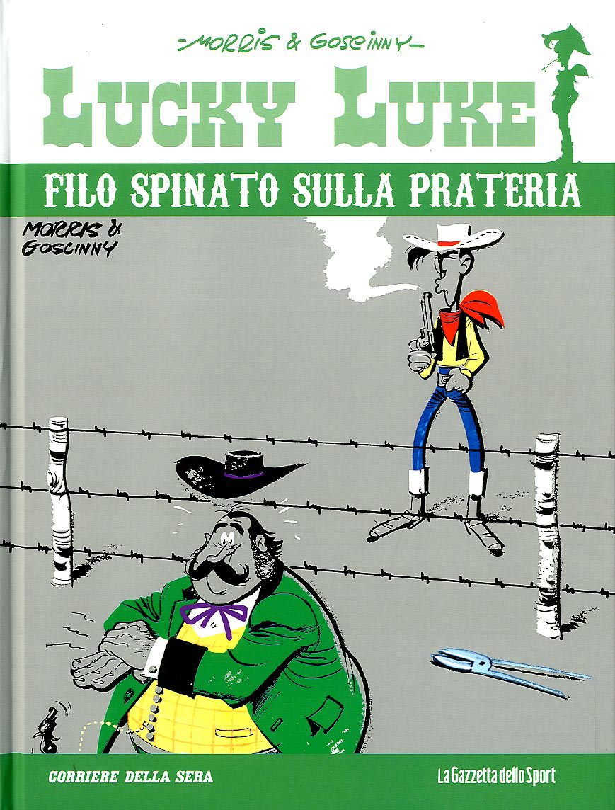 FV- LUCKY LUKE N.18 FILO SPINATO CARTONATO-- GAZZETTA DELLO SPORT- 2013- C- GRN