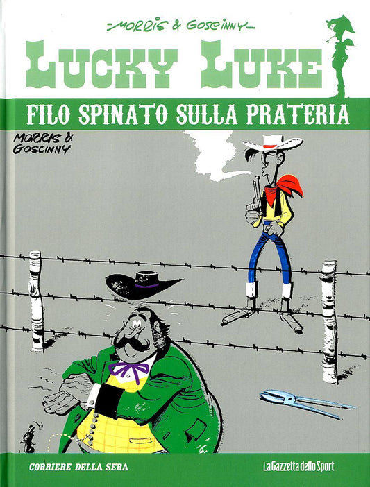 FV- LUCKY LUKE N.18 FILO SPINATO CARTONATO-- GAZZETTA DELLO SPORT- 2013- C- GRN