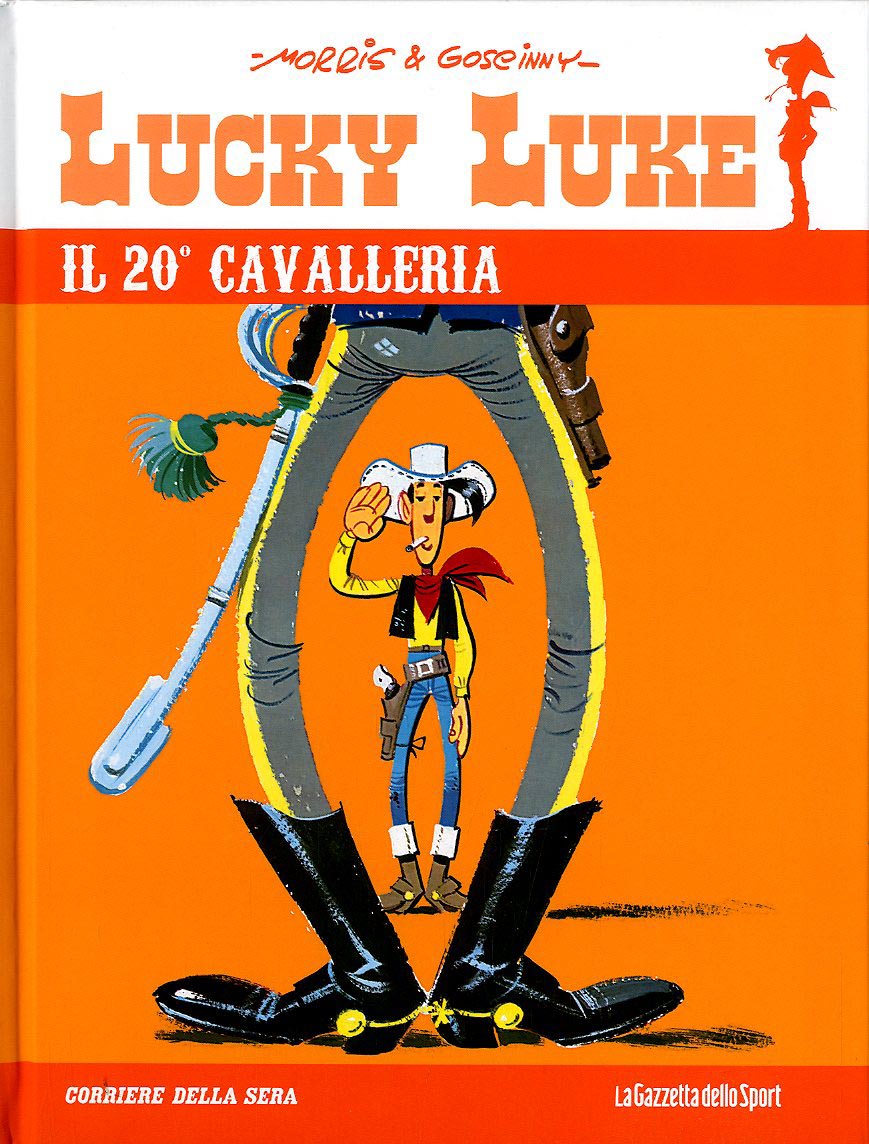 FV- LUCKY LUKE N.23 IL 20° CAVALLERIA CARTONATO-- GAZZETTA DELLO SPORT- 2013- C- GRN