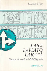 LS- LAICI LAICATO LAICITA'- GOLDIE- AVE- GUIDE BIBLIOGRAFICHE-- 1986 - B - YTS38