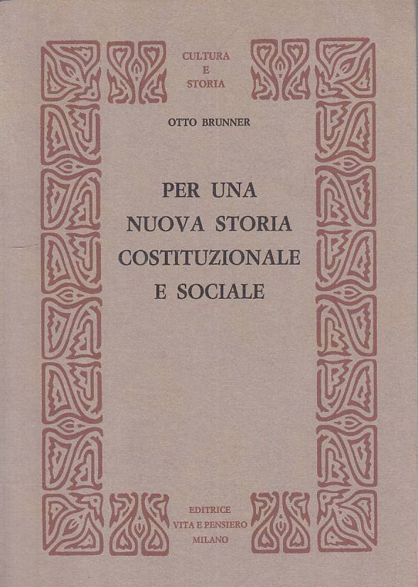 LS- PER UNA NUOVA STORIA COSTITUZIONALE E SOCIALE -- VP --- 1970 - B - YTS432