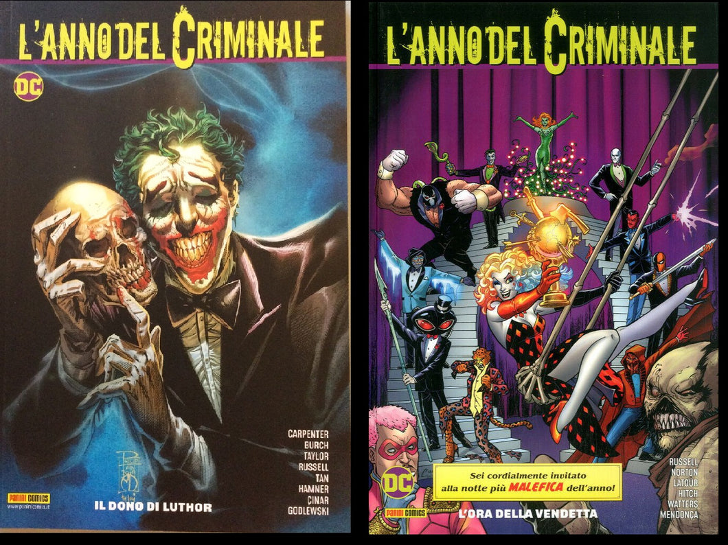 LB- L'ANNO DEL CRIMINALE SPECIAL VOLUMI 1/2 -- PANINI - DC COMICS-- 2020- B- VBX