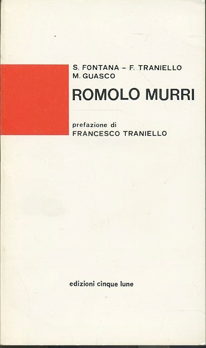 LS- ROMOLO MURRI - FONTANA TRANIELLO GUASCO - CINQUE LUNE --- 1977 - B - ZTS170