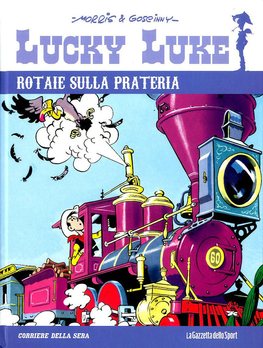 FV- LUCKY LUKE N.40 ROTAIE PRATERIA CARTONATO-- GAZZETTA DELLO SPORT- 2013- C- GRN