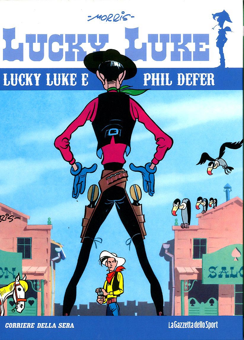 FV- LUCKY LUKE N.50 E PHIL DEFER CARTONATO-- GAZZETTA DELLO SPORT- 2013- C- GRN