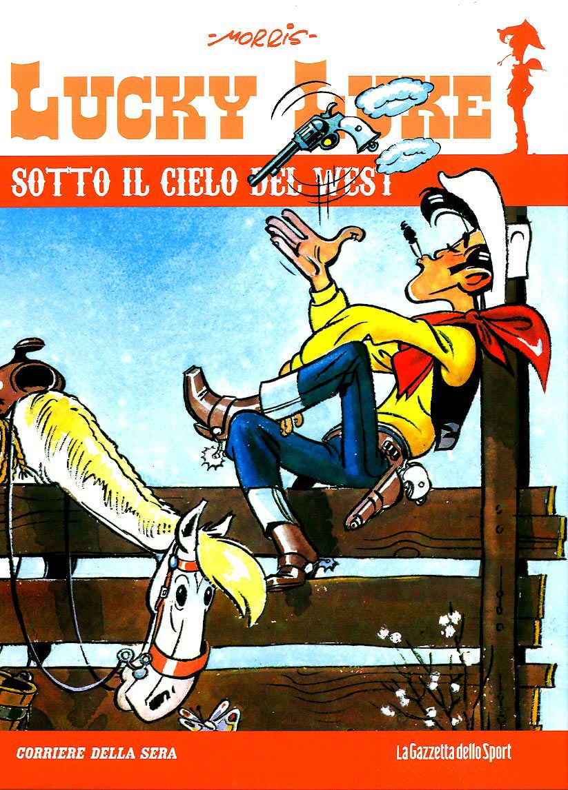 FV- LUCKY LUKE N.51 SOTTO IL CIELO WEST CARTONATO-- GAZZETTA DELLO SPORT- C- GRN