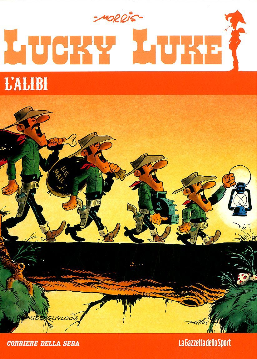 FV- LUCKY LUKE N.53 L'ALIBI CARTONATO -- GAZZETTA DELLO SPORT - 2013- C- GRN