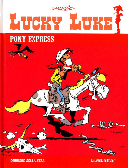 FV- LUCKY LUKE N.54 PONY EXPRESS CARTONATO-- GAZZETTA DELLO SPORT- 2013- C- GRN