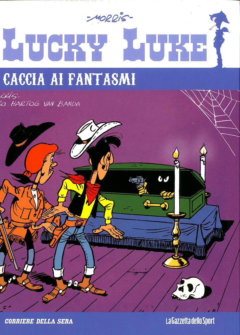 FV- LUCKY LUKE N.56 CACCIA AL FANTASMA CARTONATO-- GAZZETTA DELLO SPORT-- C- GRN