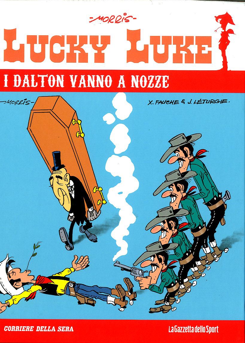 FV- LUCKY LUKE N.58 DALTON VANNO A NOZZE CARTONATO-- GAZZETTA DELLO SPORT-- C- GRN