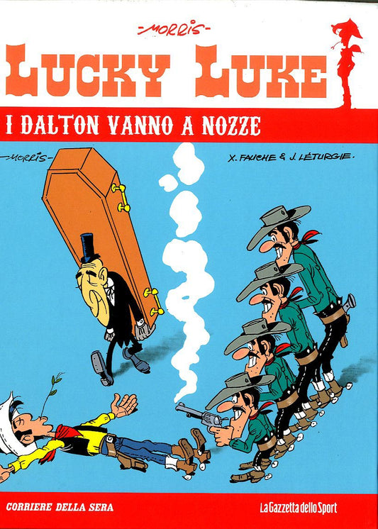 FV- LUCKY LUKE N.58 DALTON VANNO A NOZZE CARTONATO-- GAZZETTA DELLO SPORT-- C- GRN